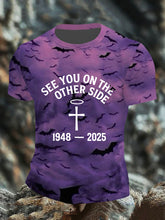 Männer sehen Sie auf der anderen Seite kurze Ärmel T-Shirt